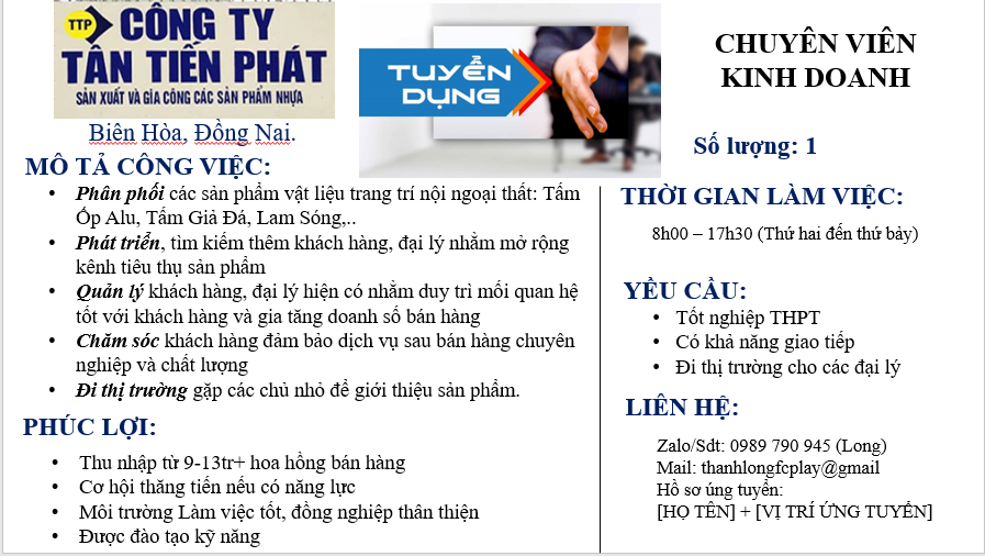 lĩnh vực hoạt động